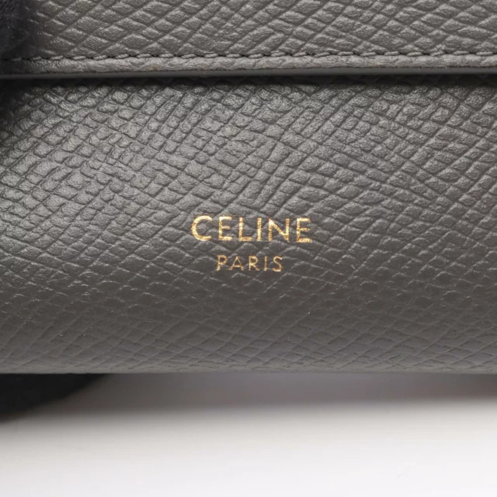 Celine Wallet Trifold Leather Gray - Picture 5 of 8